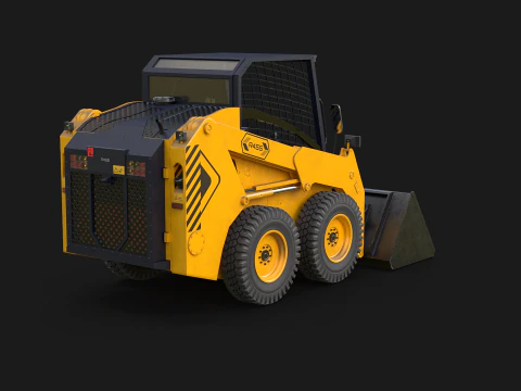 Minipala compatta moderna Modello 3D