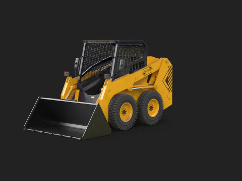 Minipala compatta moderna Modello 3D