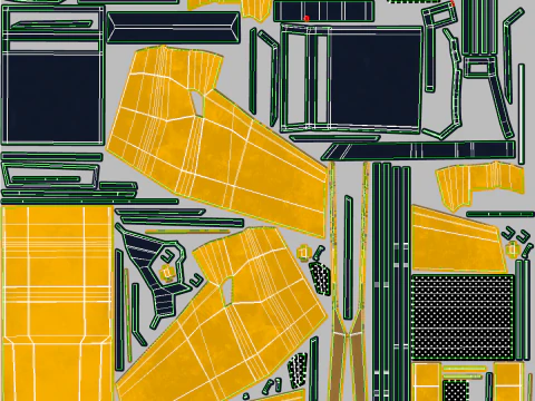 Minipala compatta moderna Modello 3D