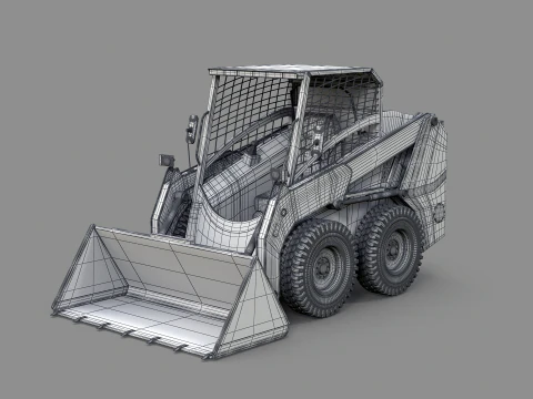 Minipala compatta moderna Modello 3D