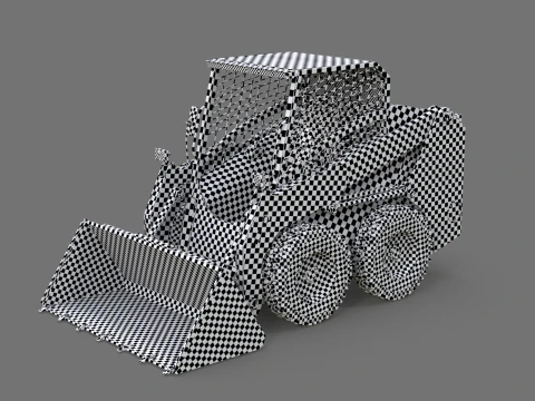 Minipala compatta moderna Modello 3D