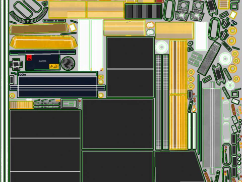 Minipala compatta moderna Modello 3D