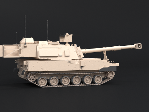 M109A7 Obice Paladino Modello 3D