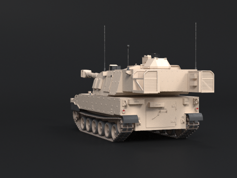 M109A7 Obice Paladino Modello 3D