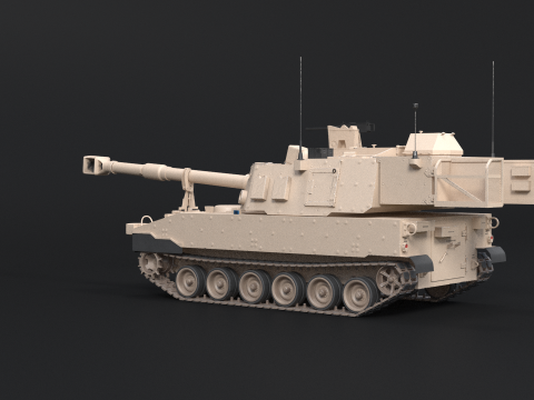 M109A7 Obice Paladino Modello 3D