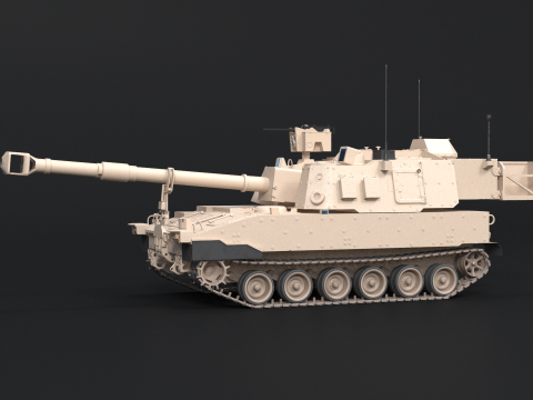 M109A7 Obice Paladino Modello 3D