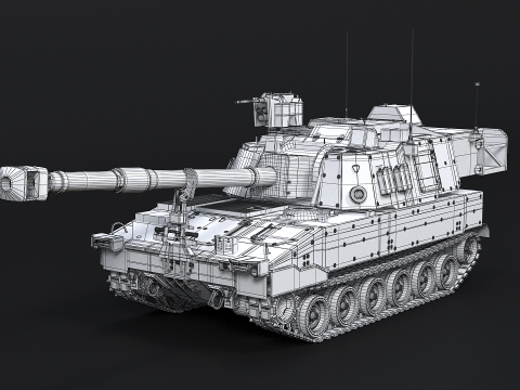M109A7 Obice Paladino Modello 3D