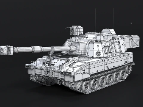 M109A7 Obice Paladino Modello 3D