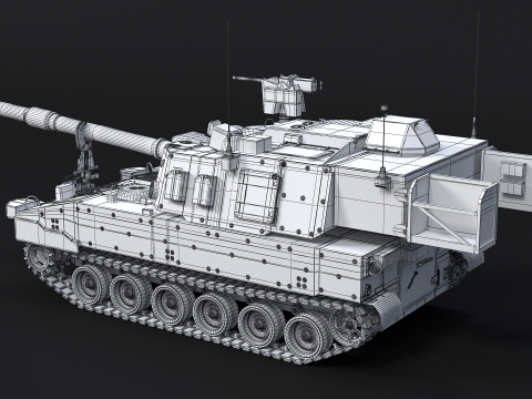 M109A7 Obice Paladino Modello 3D
