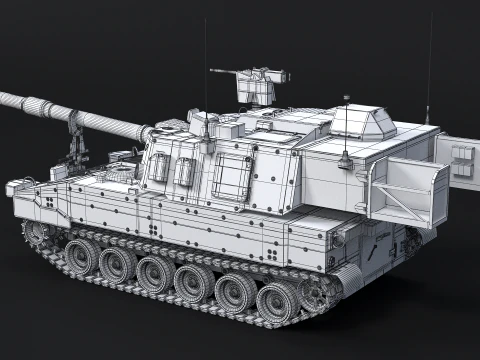 M109A7 Obice Paladino Modello 3D