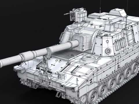 M109A7 Obice Paladino Modello 3D