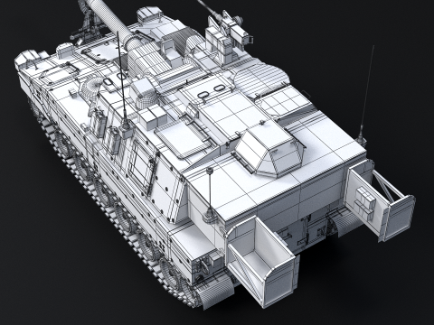 M109A7 Obice Paladino Modello 3D
