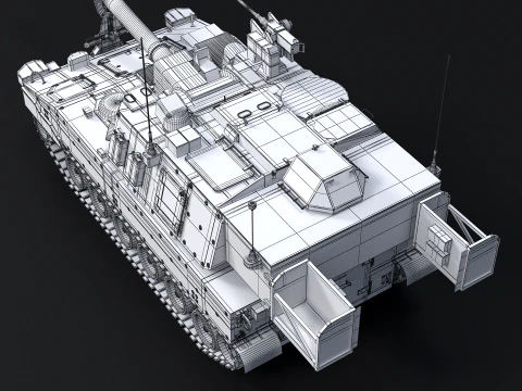M109A7 Obice Paladino Modello 3D