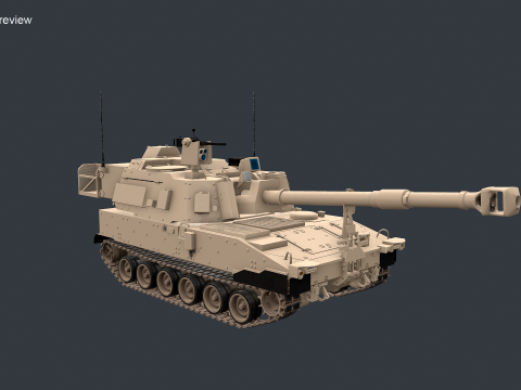 M109A7 Obice Paladino Modello 3D