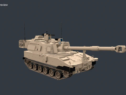 M109A7 Obice Paladino Modello 3D