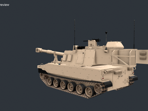 M109A7 Obice Paladino Modello 3D