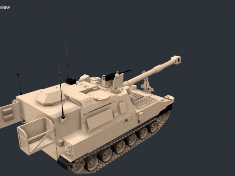 M109A7 Obice Paladino Modello 3D