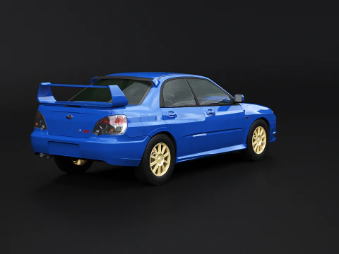 Subaru Impreza WRX STI 2007 3D Model