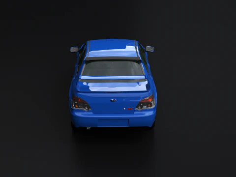 Subaru Impreza WRX STI 2007 3D Model