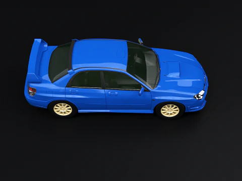 Subaru Impreza WRX STI 2007 3D Model