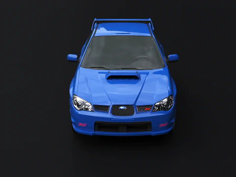 Subaru Impreza WRX STI 2007 3D Model