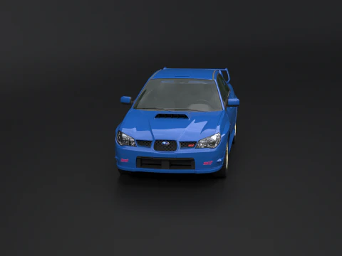 Subaru Impreza WRX STI 2007 3D Model