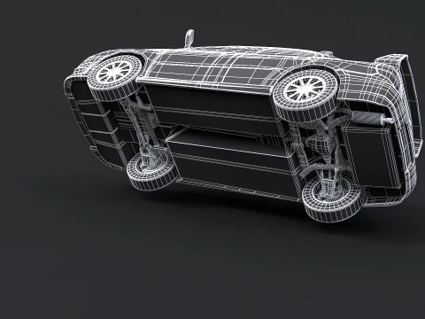 Subaru Impreza WRX STI 2007 3D Model