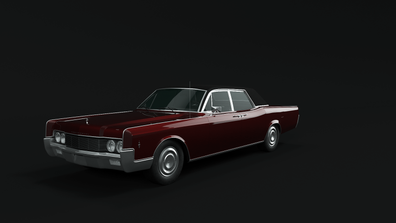 Lincoln Continental 1966 Modello 3D .c4d .max .obj .3ds .fbx .stl .blend