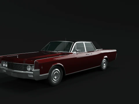Lincoln Kontinental 1966 Model 3D