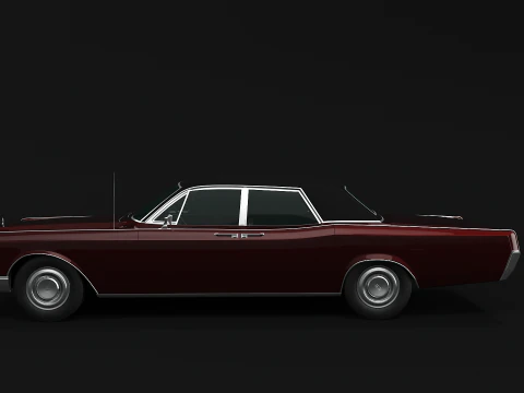 Lincoln Kontynentalny z 1966 r Model 3D