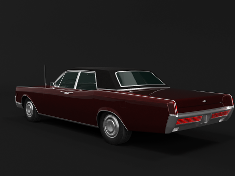 Lincoln Continental 1966 Modello 3D