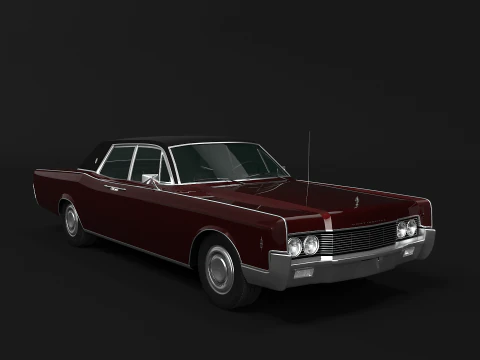 Lincoln Kontynentalny z 1966 r Model 3D