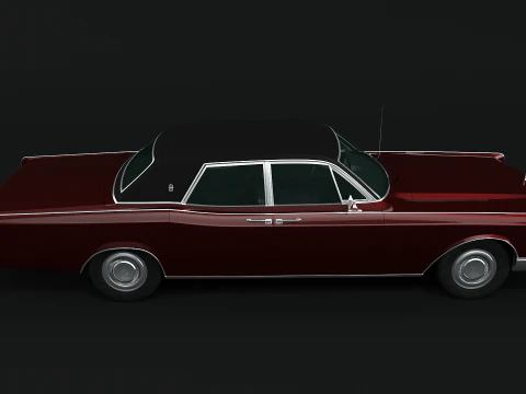 Lincoln Kontynentalny z 1966 r Model 3D