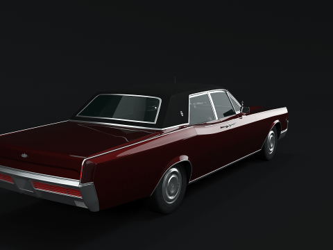 Lincoln Continental 1966 Modello 3D