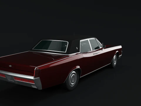 Lincoln Kontynentalny z 1966 r Model 3D