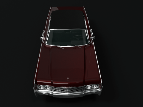 Lincoln Continental 1966 Modello 3D