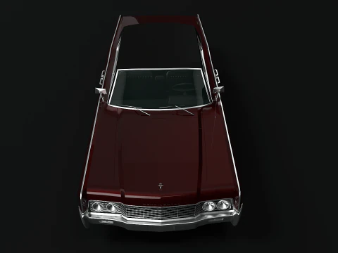 Lincoln Kontynentalny z 1966 r Model 3D