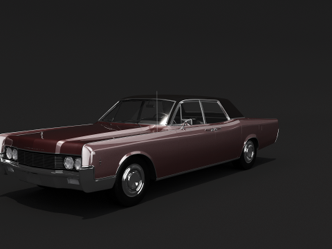 Lincoln Continental 1966 Modello 3D