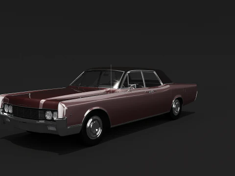 Lincoln Kontynentalny z 1966 r Model 3D