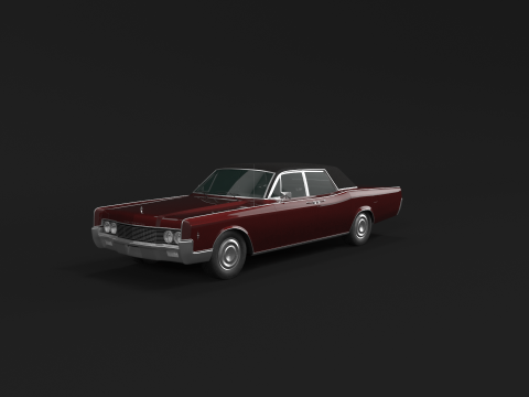 Lincoln Continental 1966 Modello 3D