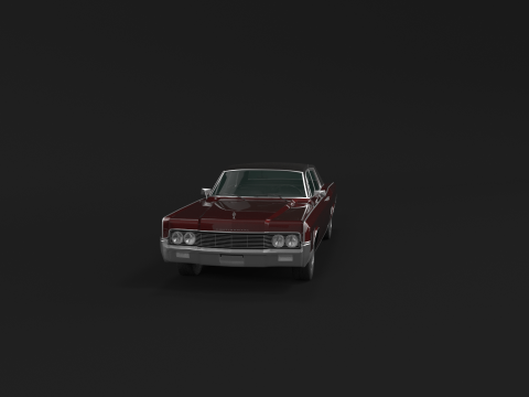 Lincoln Continental 1966 Modello 3D