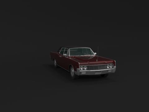 Lincoln Continental 1966 Modello 3D