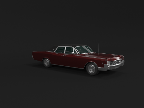 Lincoln Continental 1966 Modello 3D