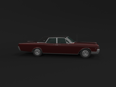 Lincoln Continental 1966 Modello 3D