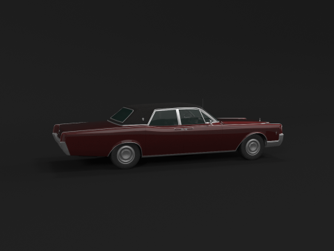 Lincoln Continental 1966 Modello 3D