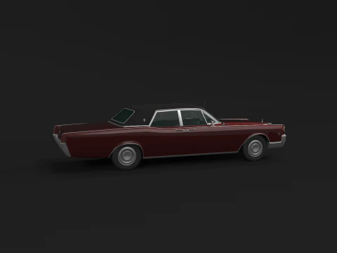 Lincoln Kontynentalny z 1966 r Model 3D