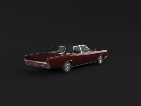 Lincoln Continental 1966 Modello 3D