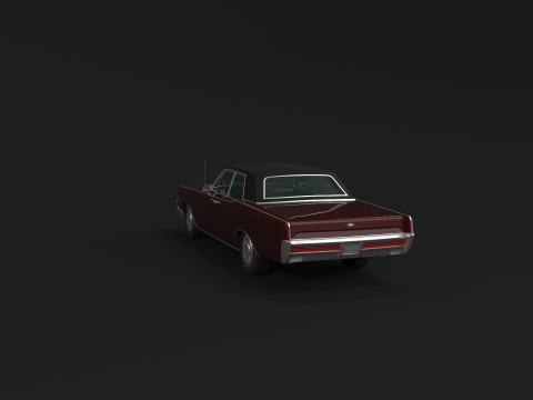 Lincoln Continental 1966 Modello 3D