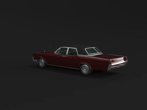 Lincoln Kontynentalny z 1966 r Model 3D