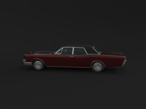 Lincoln Continental 1966 Modello 3D